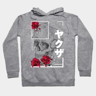 Abstract Skull with Flowers Desgin Hoodie